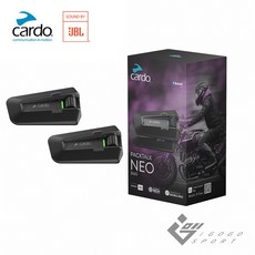Cardo PACKTALK NEO 安全帽藍牙通訊耳機 JBL音效 Mesh網狀對講, 單入組