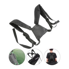 A18E-편안한 골프 가방 스트랩 더블 숄더 교체 스트랩 조절 가능한 배낭 스트랩, 01 Blue One Size