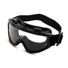 防護眼鏡 勞保 防飛濺 防風沙 電動車 摩托車 騎行 擋風鏡 防塵 防霧 護目鏡, 黑框帶海綿（配眼鏡袋+布）, 1個