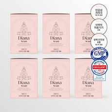 [디아나 러브]식약처 허가 질세정기 6개 (한달분), 50ml