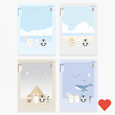 노트 수첩 맞춤법 받아쓰기 한글 공부 초등 저학년, 랜덤 1권