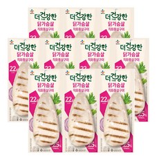 CJ 더건강한 닭가슴살 직화통살구이 100g, 10개