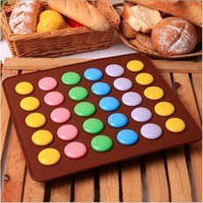 HANQI BAKERY 馬卡龍烘焙墊，圓形餅乾專用烘焙墊, 1個