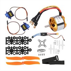2212 1400KV 모터+8060 프로펠러+SG90 9G 서보+30A XT60 ESC RC 헬리콥터 액세서리 RC 쿼드 콥터 헬리콥터, 그림처럼