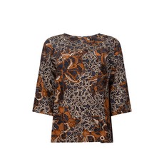 위켄드막스마라 플로럴 프린트 셔츠