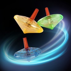 화려한 LED 미니불빛팽이 어린이장난감선물 달란트 꼬마팽이, 1개
