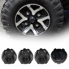 [ 854915 ] 슬로리모드 가와사키 뮬 PRO-MX EPS LE SE 2019-2025 액세서리용 휠 허브 캡 블랙 ABS 플라스틱 더스트 타이어 센터 캡 커버 교체 #1