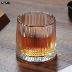 DFMEI 威士忌酒杯ins風家用水杯子高級感小衆透明玻璃杯茶杯, 1個
