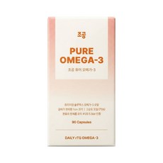 朝貢 rTG 純魚油 90顆 小顆粒 1瓶, 1個, OMEGA-3, 90粒