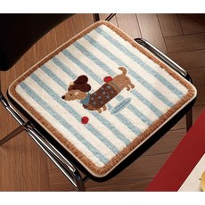 해피유통 귀여운 고양이 디자인 사계절용 부드러운 패브릭 쿠션 - 의자용 편안한 기능성 방석, 40*40센티미터., 13