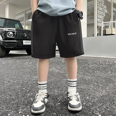 一家人 男童涼感休閒短褲 舒適透氣運動短褲