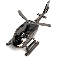 태양열 차량용 헬기 회전 방향제 거치대 태양광 프로펠러 자동차 인테리어 악세사리, 실버 1세트, 1개