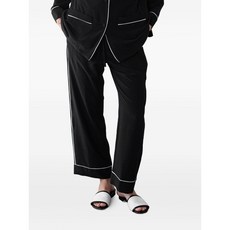 발렌티노 가라바니 밴딩 웨이스트 파이핑 팬츠