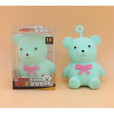 말랑촉감 곰모양 모찌 주물럭, 블루