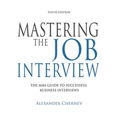 (영문도서) Mastering the Job Interview 10th Edition Paperback, Cerebellum Press, English, 9781936572809