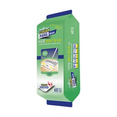 크린팡 정전기청소포 대형 60매, 1개