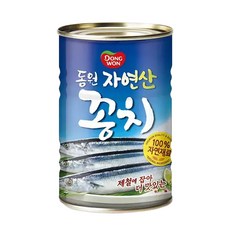 하프클럽/동원동원 자연산 꽁치 400g 4캔, 4개