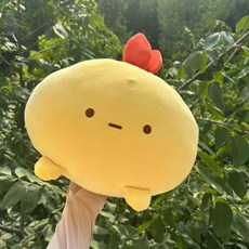 스밋코구라시 에비후라이노시포 캐릭터 봉제인형 귀여운 인형 장식 소품 선물 추천, 1개, 엘로우, 38cm