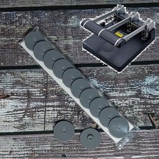 2공펀치 원형패드 세트 10개 No.123N 규격 - 깔끔한 인테리어 필수품