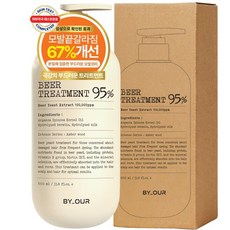 바이아우어 맥주효모 트리트먼트 엠버우드 1000ml, 1개, 1L