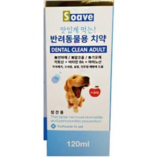 입냄새 강아지 좋은원료 사과향 국산 치약 구취예방 강아지구취, 1개