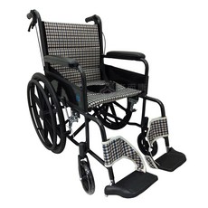 來而康 高日鑫 FZK-2B 雙層不折背 機械式輪椅 (未滅菌) 輪椅B款補助 FZK2B, 1個, FZK-2B 黑骨 贈輪椅置物袋