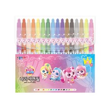 종이나라 프린세스 캐치티니핑 나라색연필 16색, 1개