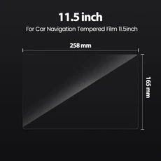 안드로이드 자동차 라디오 네비게이션 헤드 유닛 방수 스크래치 강화 필름 높은 반응 DU7 용 11.5 인치 13, 01 11.5INCH