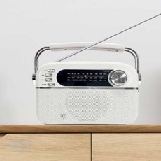휴대용 블루투스 스피커 라디오 카페스피커, 블랙