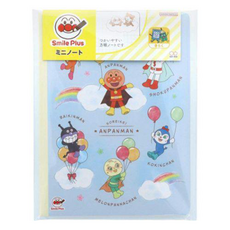 옐상 호빵맨 모눈형태 미니노트 3종, 1개, 블루