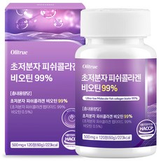 초저분자 피쉬콜라겐 펩타이드 비오틴 100% HACCP인증, 1개, 120정
