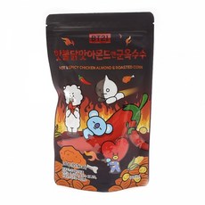 BT21 핫불닭맛아몬드 앤 군옥수수, 1개, 180g