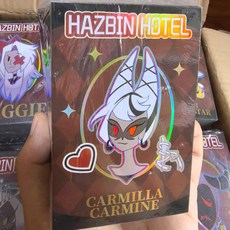 해즈빈호텔 캐릭터 일러스트 호텔 객실 카드 사진 포카 알래스터 루시퍼 찰리 허스크 니프티 복스, 6.5x10cm, 17