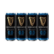Guinness 無酒精啤酒, 4罐, 440ml