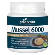 goodhealth 紐西蘭綠唇貽貝膠囊6000, 1罐, 300顆