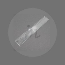 꿀이맘 20cm 플라스틱 자 커팅자