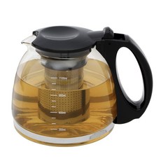 로하티 유리 티포트 A083D, 혼합색상, 1.1L, 1개