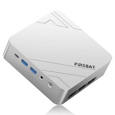파이어뱃 F1 AMD 라이젠5 7640HS 미니 PC, Firebat F1-IG7F24N8-L, WIN11 Pro, 512GB, 24GB, 실버 Firebat F1-IG7F24N8-L, WIN11 Pro, 512GB, 24GB, 실버