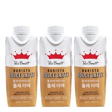 폴바셋 바리스타 돌체라떼, 330ml, 3개