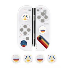 닌텐도 스위치 oled 케이스 스타필드 베이스 조이콘 커버, JOYCON/Lite 스타 로커 캡 4개입