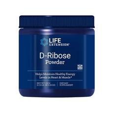 LIFE EXTENSION D-核糖粉, 1罐, 150g