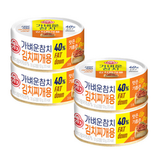오뚜기 가벼운참치 김치찌개용, 4개, 135g