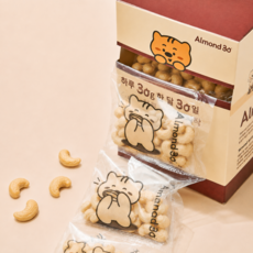 로스팅으로 직접 볶은 하루견과류 한달견과 캐슈넛 30일분, 30개, 30g