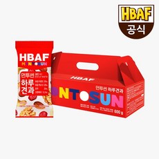 HBAF 하루견과 레드 선물세트 30봉, 1