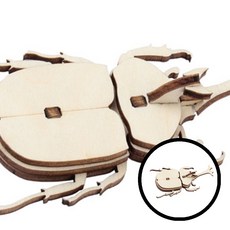 영공방 곤충 만들기 교육용 장난감 놀이키트 나무 조립 손작업 창의력 개발 모형 만들기 DIY 키즈 취미 장수풍뎅이
