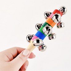 어린이집 성탄절 발표회 짤랑소리 방울막대 학예회 어린이핸드벨, 1개