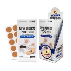 대일 빠삐방700 근육통완화 자석패치 총 50매입 (10개입x5세트), 5세트, 10개입
