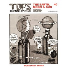 (영문도서) The Earth Moon and Sun: Grades 5-12 Paperback, Tops Learning Systems, English, 9780941008402