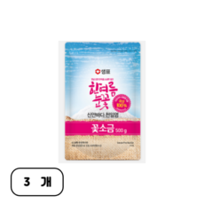 샘표 한여름눈꽃 꽃소금, 500g, 3개