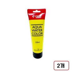 티티)아쿠아대용량물감(노랑/220ML) 2개입